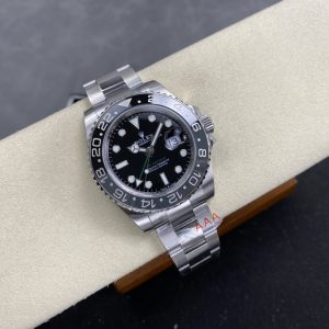 Đồng Hồ Rolex GMT-Master II 126710GRNR Viền Ceramic Đen Xám Dây Oyster Rep 1:1 VS Factory 40mm
