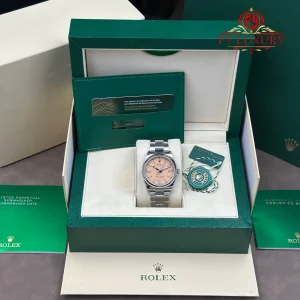 Rolex Oyster Perpetual 126000 Beige Dial Top Quality Replica VSF 36mm