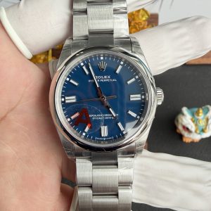 Đồng Hồ Rolex Oyster Perpetual 126000 Mặt Xanh Lam Rep 1:1 VS Factory 36mm