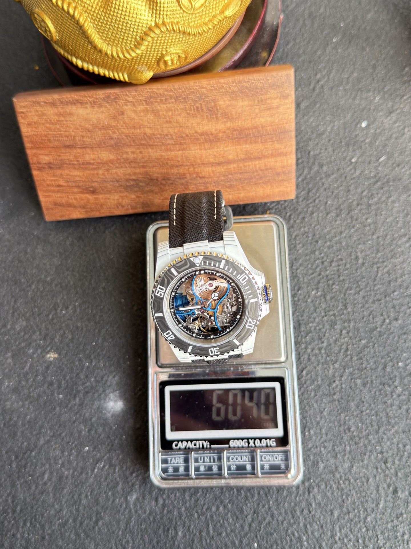 Rolex Submariner Carbon Quartz “Summer” Vision of Miami Skeletonized Movement Zif Remould 1:1 Best Replica 41mm - Image 12