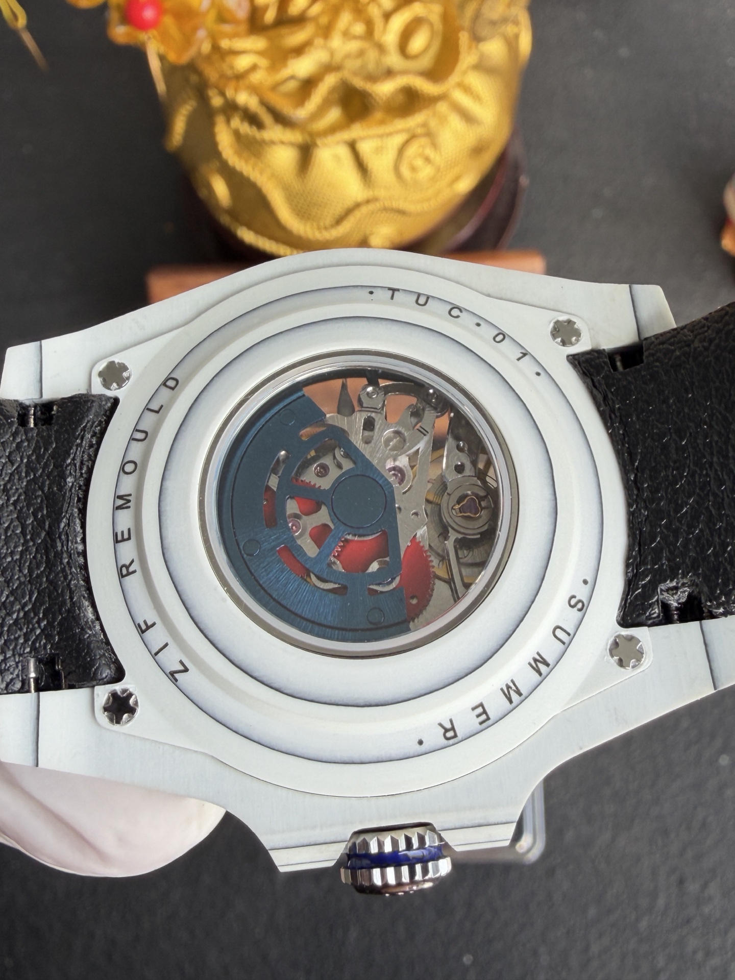 Rolex Submariner Carbon Quartz “Summer” Vision of Miami Skeletonized Movement Zif Remould 1:1 Best Replica 41mm - Image 9