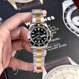 Đồng Hồ Rolex Submariner Date 126613LN-0002 Demi Vàng Gold Mặt Đen Rep 11 VSF 41mm