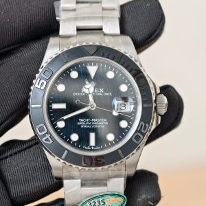 Đồng Hồ Rolex Yacht-Master Titanium RLX Mặt Số Đá Mắt Đại Bàng Replica 1:1 Clean Factory 42mm
