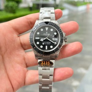 Đồng Hồ Rolex Yacht-Master Titanium RLX 226627 Mặt Mặt Đen Replica 1:1 Cao Nhất Q Factory 42mm