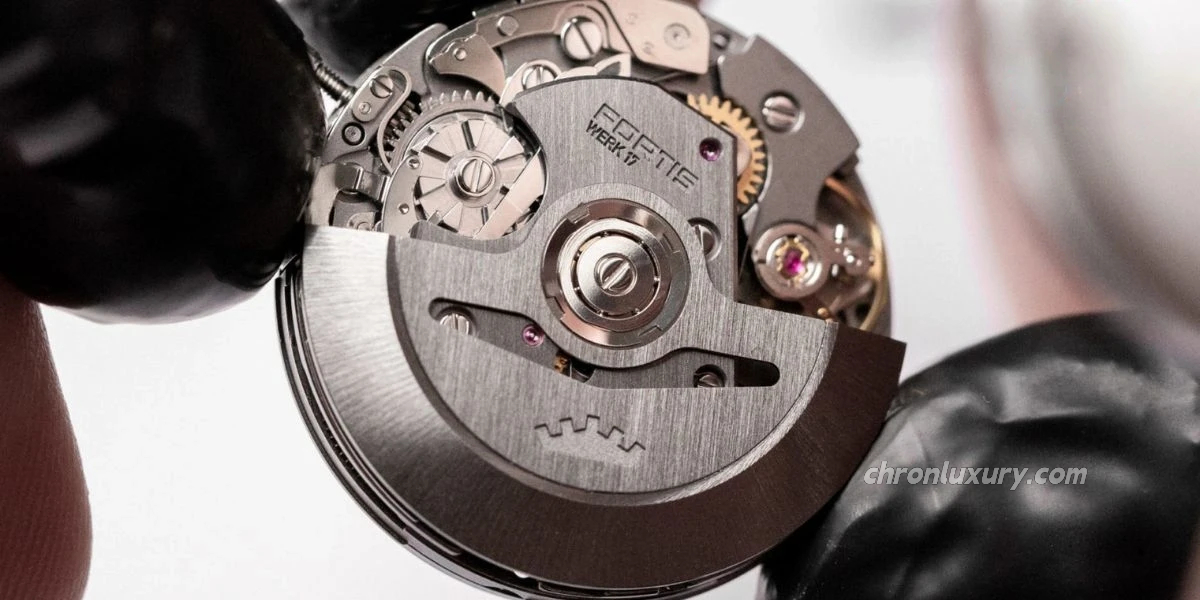 Rotor on an automatic movement of a replica watch