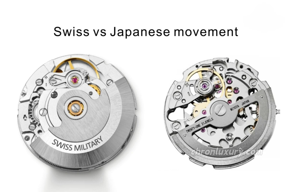 Comparing Replica Watches: Swiss vs. Japanese Movements