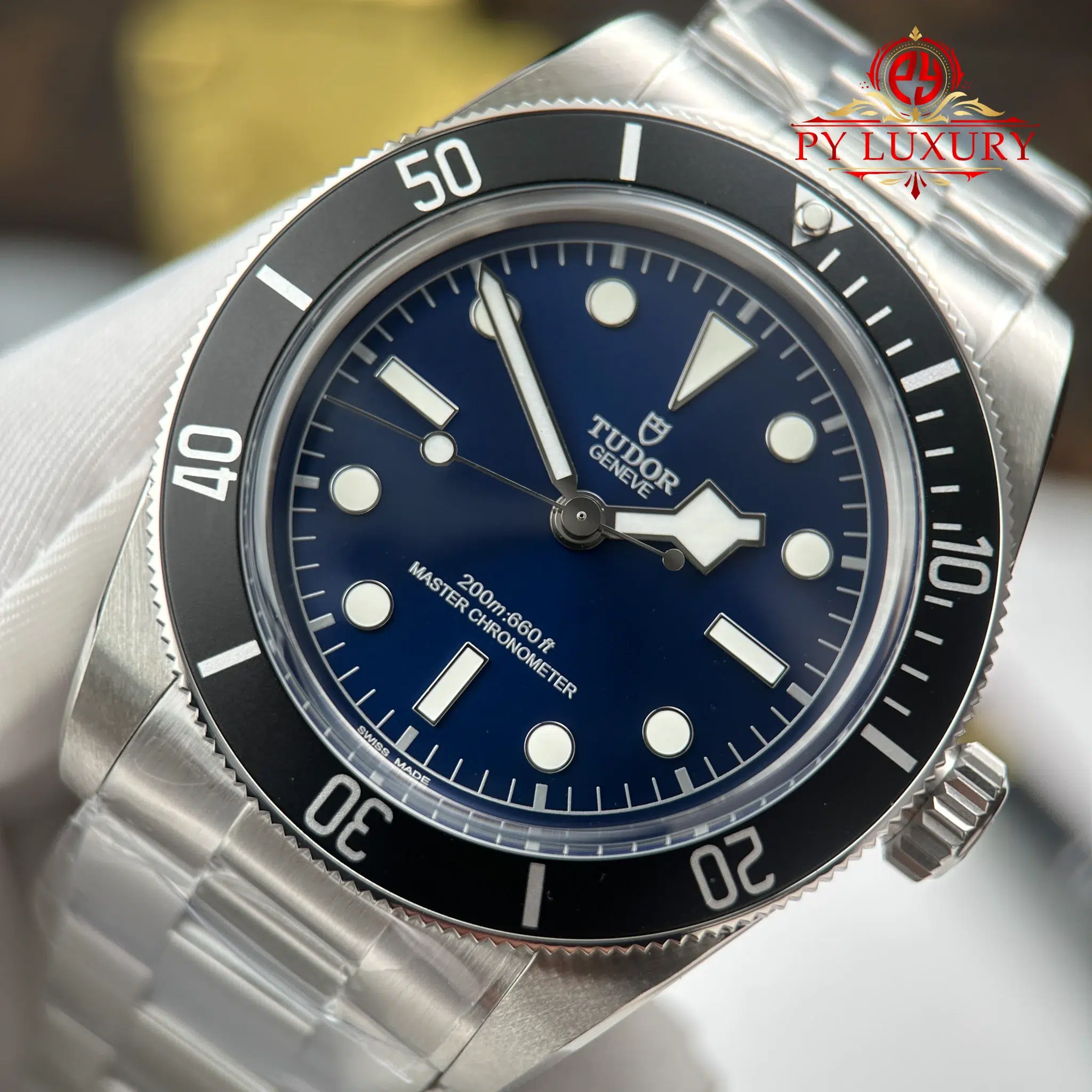 Tudor Black Bay 68 M7943A1A0NU-0001 Blue Dial Black Bezel Best Replica ZF 43mm - Image 5