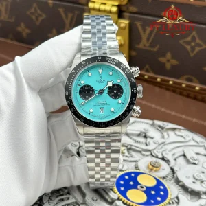 Đồng Hồ Tudor Black Bay Chrono M79360N Mặt Xanh Turquoise Dây Jubilee Replica ZF 41mm