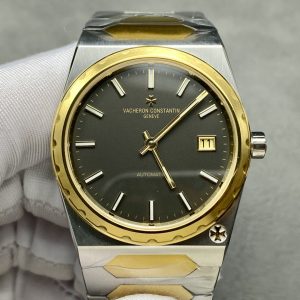 Đồng Hồ Vacheron Constantin Historiques 222 Jumbo Demi Vàng Gold Mặt Xám Rep 1:1 8+ Factory 37mm