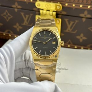 Đồng Hồ Vacheron Constantin Historiques 222 Vintage Vàng Gold Mặt Xám Replica 1:1 8+ Factory 37mm