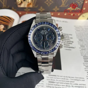 Rolex Daytona 126599TSA Custom Stone Dial Blue Sapphire Bezel Super Clone Gained Weight 215g Top Quality 40mm
