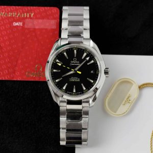 Đồng Hồ Omega Seamaster Aqua Terra Co-Axial Chronometer >15000 Gauss Mặt Đen Rep 1:1 VSF 41mm